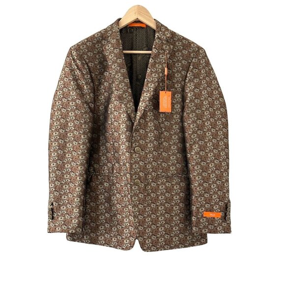 TALLIA Other - Tallia Gold & Silver Men's Floral Dinner Jacket size 40R